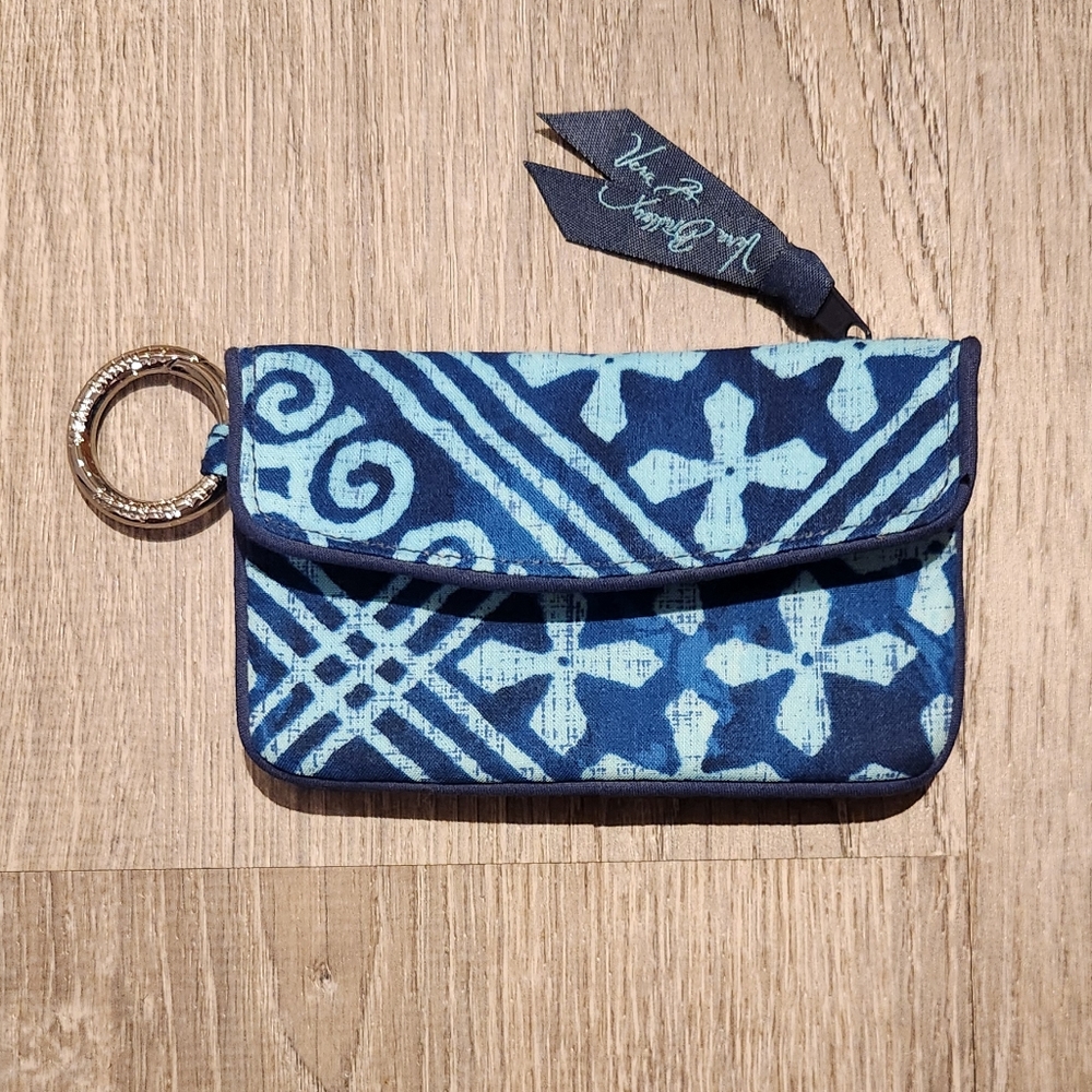 Vera Bradley Keychain ID Case Coin Purse | Cuban Tiles Print (Retired)